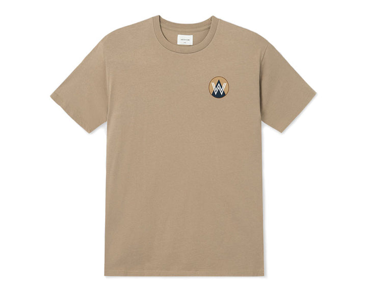 Wood Wood Patch T-shirt Taupe 11935716-2334