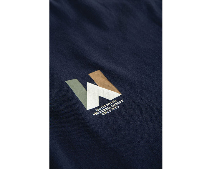 Wood Wood Tipi T-shirt Navy 11935715-2334